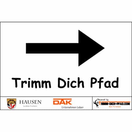 Richtungsschild Rechts