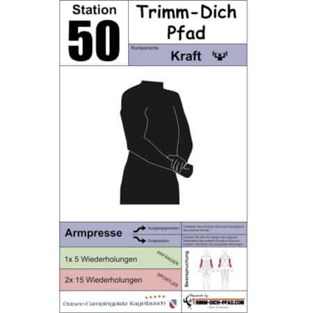 Stationsschild Armpresse