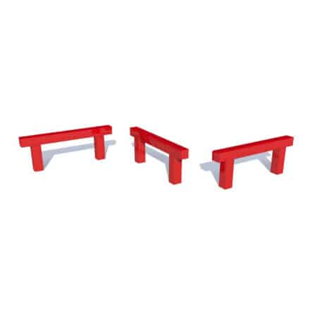 Calisthenics Park Rocket Balancierbalken Set S